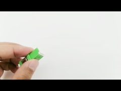 Adattatore a fibra ottica di LC APC del duplex di MP senza flangia