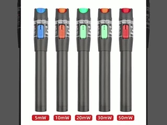 Penna visiva rossa 3D 650nm 10mw 8-10KM dell'indicatore di posizione dell'errore del laser VFL del cavo a fibre ottiche di FP LD