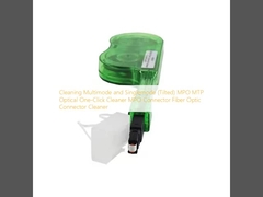 Pulizia in modalità multimoda e singola (inclinata) MPO MTP Optical One-Click Cleaner MPO Connector Fiber Optic Connector Cleaner