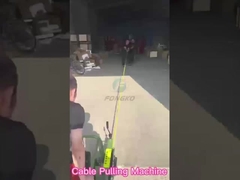 Macchina di spinta-trascinamento a fibra ottica