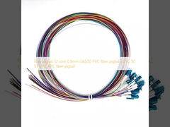 Coda a fibra ottica 12 core 0.9mm G652D PVC coda a fibra ottica LC FC SC ST UPC APC coda a fibra ottica