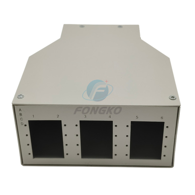 IP55 Ftth Terminal Box, Mini Fiber Optic Patch Panel 12 porte