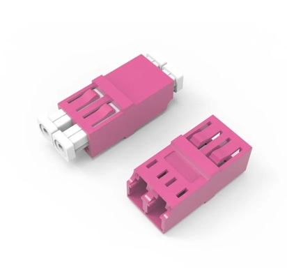 LC/PC a LC/PC OM4 accoppiatore multimodo senza fianco OM4 adattatore di rete in fibra ottica