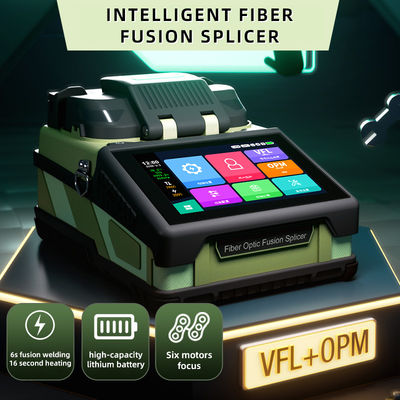 FONGKO Giuntatrice a fusione per fibra ottica Core to Core a sei motori