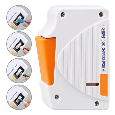 FONGKO White Cable Cleaning Tool 550 times SC FC ST LC Connector Cleaner Fiber Optic Cleaning Box Fiber Optic Cleaner