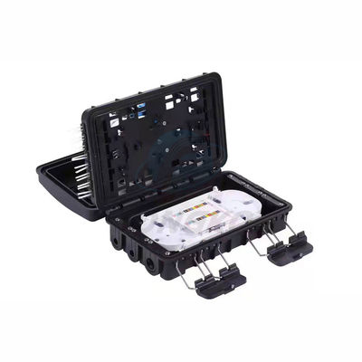 qualità  1x8 Aerial 24 Core Fiber Optic Splice Closure Connection Box For Steel Tube Splitter Fabbrica
