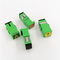 Adattatori a fibra ottica monomodali verdi dello Sc APC di Shell Auto Simplex per FTTH