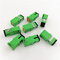 Adattatori a fibra ottica monomodali verdi dello Sc APC di Shell Auto Simplex per FTTH