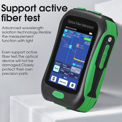 Strumento di fibra ottica OTDR Live Test attivo 1550nm 20dB 80KM di OPM VFL OLS LED