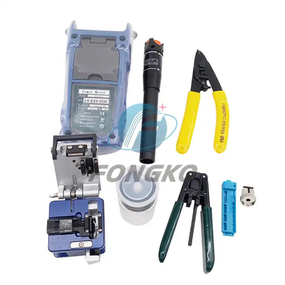 Il kit completo di fibre ottiche per sistemi FTTX comprende gli strumenti di prova
