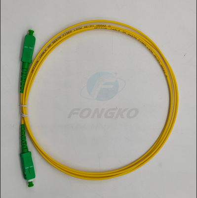 SC/APC a SC/APC Cable ottico a fibra ottica MM SM Simplex 9/125 G652D G657A