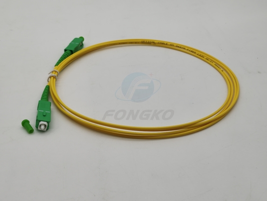 SC/APC a SC/APC Cable ottico a fibra ottica MM SM Simplex 9/125 G652D G657A