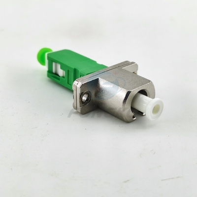 Simplex Simglemode Fiber Optic Adapter LC APC - SC APC FTTH Maschio Adapter Combinazione ottica metallica