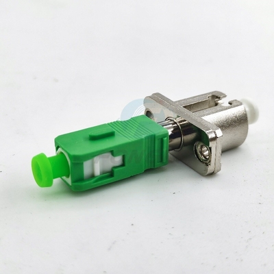 Simplex Simglemode Fiber Optic Adapter LC APC - SC APC FTTH Maschio Adapter Combinazione ottica metallica