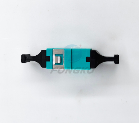 OM3 MPO Adaptore a fibra ottica APC UPC FTTH Adaptore Aqua Coupler Ottico