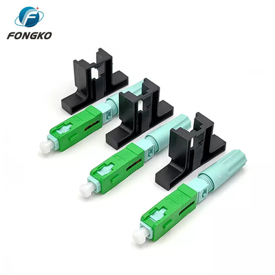 SC APC Fibra ottica connettore rapido campo installare connettore ottico rapido FTTH