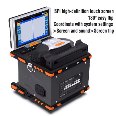 FTTH Fibra ottica Saldatura Splicing Machine 6 Motori Fibra ottica Fusion Splicer