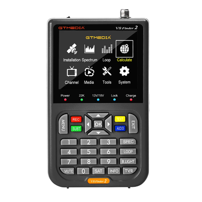 Certificato RoHS GTmedia DVB-S2 Satellite Finder Handheld 6 Motori Freesat v8 Segnale Tracker