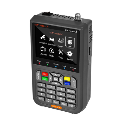 Certificato RoHS GTmedia DVB-S2 Satellite Finder Handheld 6 Motori Freesat v8 Segnale Tracker
