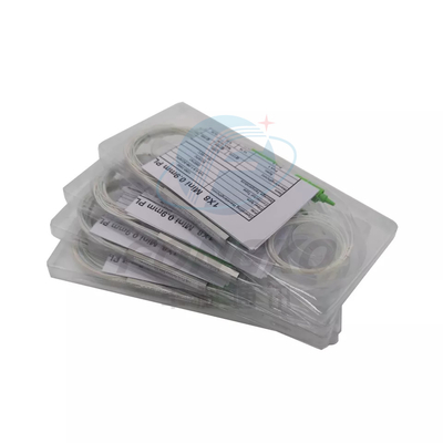1*8 SC APC Fibra ottica PLC Splitter 1:8 Tubo in acciaio FTTH Mini PLC Splitter