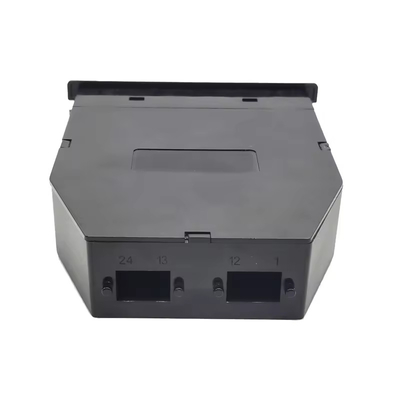 24F Black LC Duplex Multimode MPO MTP Fiber Cassette per 24 porte OM3 OM4 OS2 Patch Panel