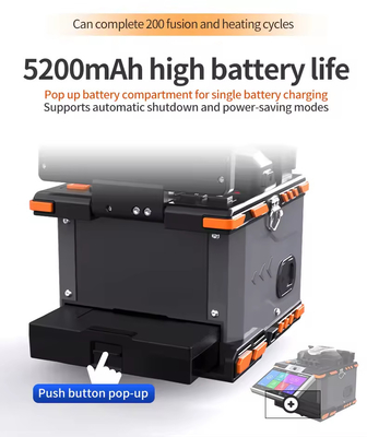 6 Motori Fibra ottica Fusion Splicer 6S FTTH Fibra ottica Splicing Machine