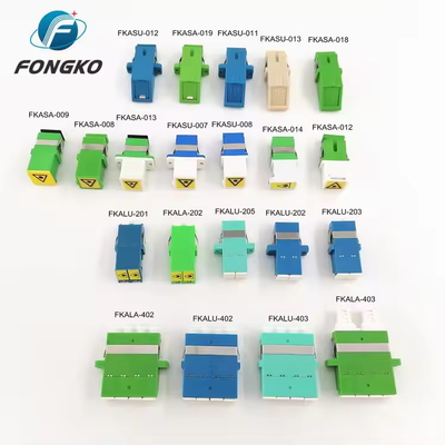 MPO Simplex Fiber Adapter Accoppiatore ottico senza flange OM3 Fiber Optic Adapter