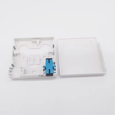 Scatola di terminazione in fibra ottica ABS con 2 adattatori SC e pigtails