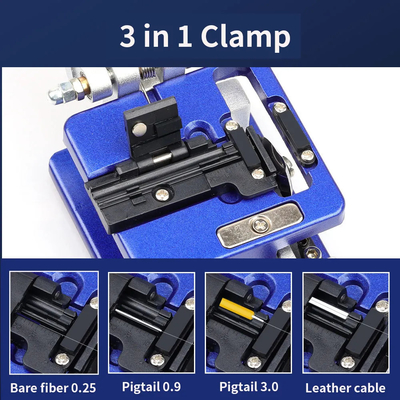 Cutter per attrezzature a fibra ottica a connessione fredda Kit utensili FTTH Tagliacabbelli a fibra ottica