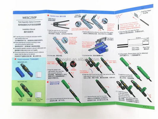 Multimodo SC APC Fast Connector Quick Connection per la connessione rapida FTTH