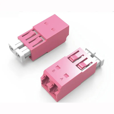 LC/PC a LC/PC OM4 accoppiatore multimodo senza fianco OM4 adattatore di rete in fibra ottica