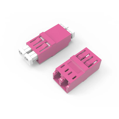 LC/PC a LC/PC OM4 accoppiatore multimodo senza fianco OM4 adattatore di rete in fibra ottica