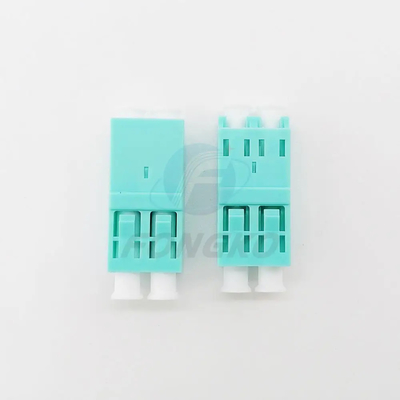 OM3 Accoppiatore di plastica LC a LC Adaptori duplex Adaptore di connettore a fibra ottica