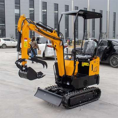 FONGKO Wholesale KOOP EURO5 Motor Compatto Mini Escavatori KOOP 192F Motore 1Ton Mini Piccolo Escavatore