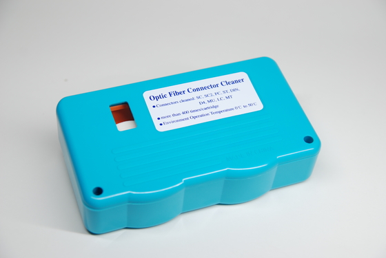 Casella per il connettore in fibra ottica 500x Casella per il detergente per cassette Casella per il detergente in fibra ottica