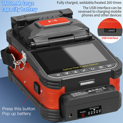 FONGKO Hot Products A-5 Splicer per fusione di fibre ottiche
