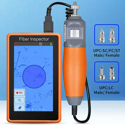 5 pollici HD touch screen monitor di ispezione sonda in fibra ottica strumento di pulizia ottica fibra fine rivelatore di faccia