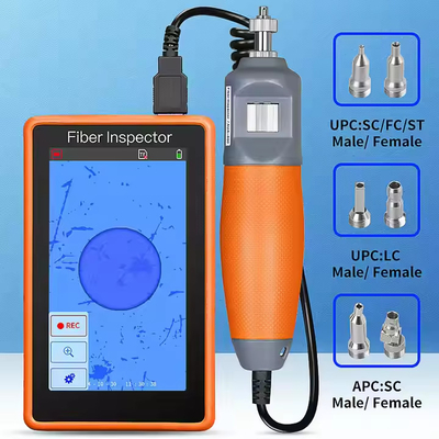 5 pollici HD touch screen monitor di ispezione sonda in fibra ottica strumento di pulizia ottica fibra fine rivelatore di faccia