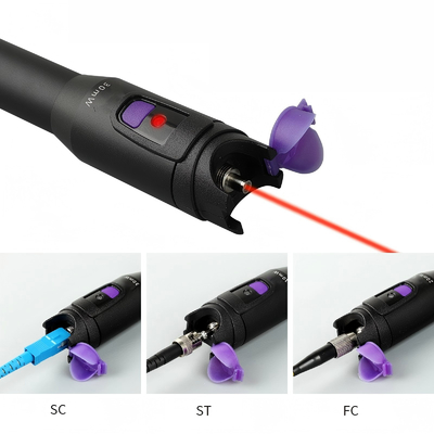 Fongko FTTH Strumento Kit Strumento Visualizza Cavo Visual Laser Penna leggera 10 MW 650 Nm Penna laser in fibra ottica VFL
