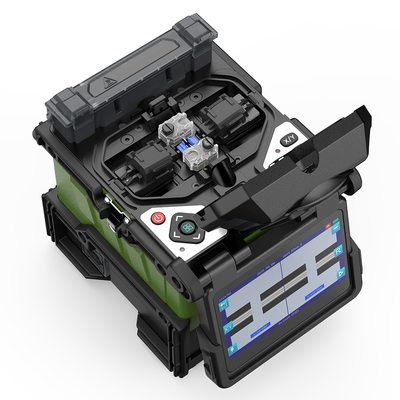 FONGKO Six Motors Core to Core Giuntatrice a Fusione per Fibra Ottica Trunk Full Automatico Intelligente FTTH Saldatrice per Fibra