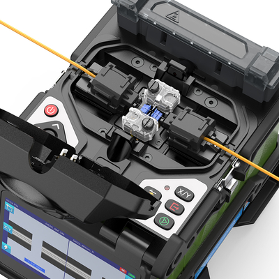 FONGKO Six Motors Core to Core Giuntatrice a Fusione per Fibra Ottica Trunk Full Automatico Intelligente FTTH Saldatrice per Fibra