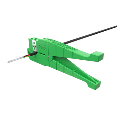 FONGKO 45-164 Stripper coassiale Diametro del cavo verde da 6,4 mm a 14,3 mm Stripper del cavo del tubo sciolto Stripper del cavo coassiale