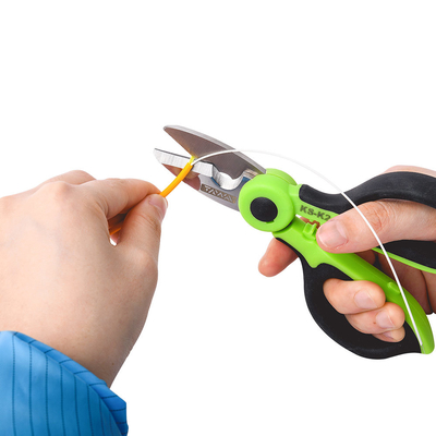 FONGKO KS-K2 Cable Kevlar Cutter Fibra ottica Cable Patch Cord Pigtail Jumper Cable Isolation Scissors Kevlar Cutting