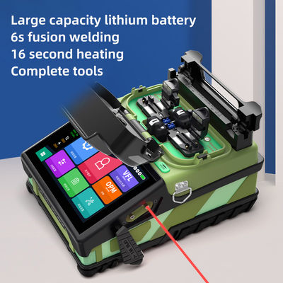 Giuntatrice a fusione per fibra ottica, sei motori, allineamento al core