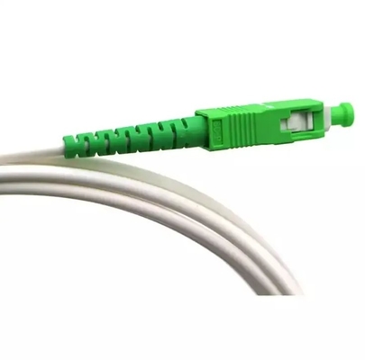 2 mm 3 mm FTTH Pigtails LSZH Cavo ottico a fibra bianca G652D G657A SC/APC Cordone di patch in fibra ottica