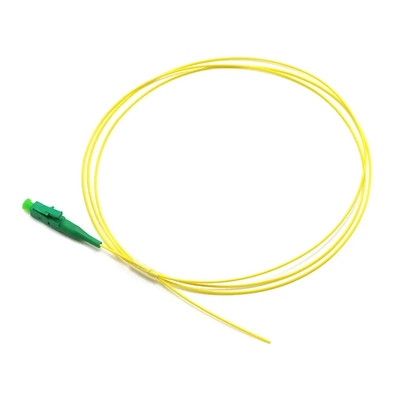 Pigtail bianco/giallo SC/APC G652D Single Mode LSZH 1M Simplex 2.0mm Pigtail in fibra ottica