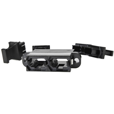 FONGKO Black Flangeless Duplex Adapter DX Flanges Fiber Optical MPO Adapter
