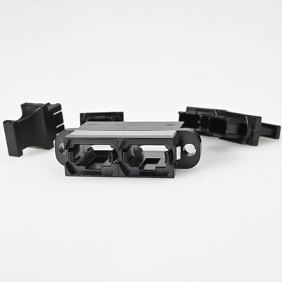FONGKO Black Flangeless Duplex Adapter DX Flanges Fiber Optical MPO Adapter