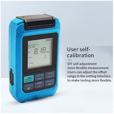 Misuratore di potenza in mini fibra ottica 4 funzioni Misuratore di potenza ottica con rete WIFI laser RJ45 OPM ricaricabile