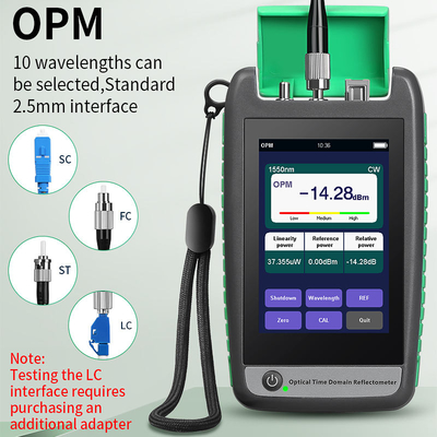 Tester Mini OTDR FONGKO 1310nm 1550nm 1610nm 1625nm 1650nm Riflettometro Ottico nel Dominio del Tempo Portatile Attrezzatura per Fibra Ottica